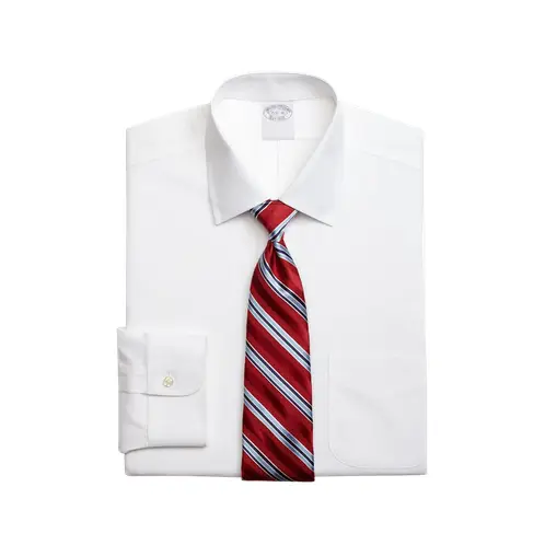 BROOKS BROTHERS - Camisa Slim Non-Iron Pinpoint Blanco