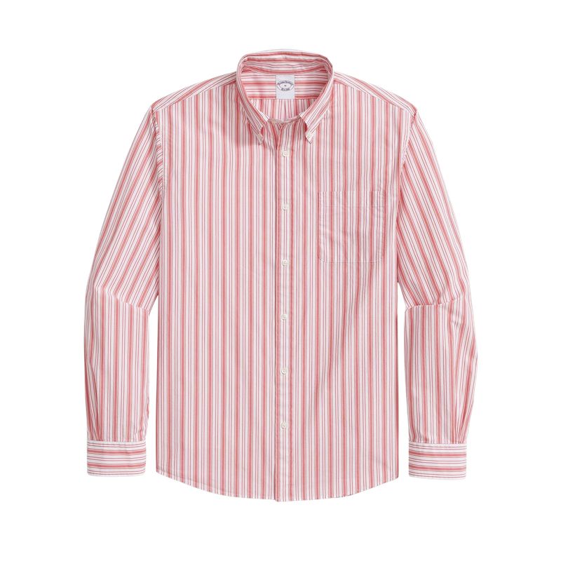 BROOKS BROTHERS - Camisa Friday Poplin Buttom Down Rojo