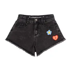 BUBBLE GUMMERS - Short Niña Bubblegummers Girasol Negro Teens