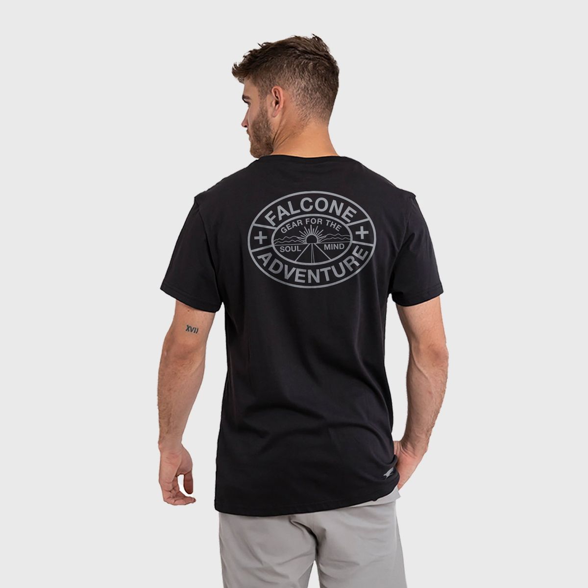 FALCONE - Polera Orgánica Soul Mind Hombre Falcone