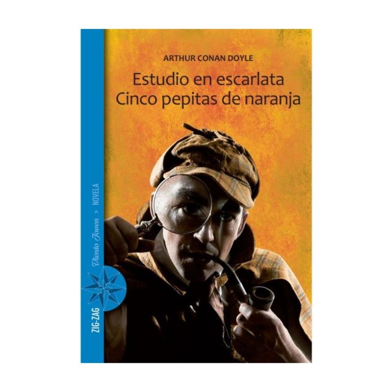 TOP10BOOKS - LIBRO ESTUDIO EN ESCARLATA / CINCO PEPITAS DE NARANJA / ZIG-ZAG / ARTHUR CONAN