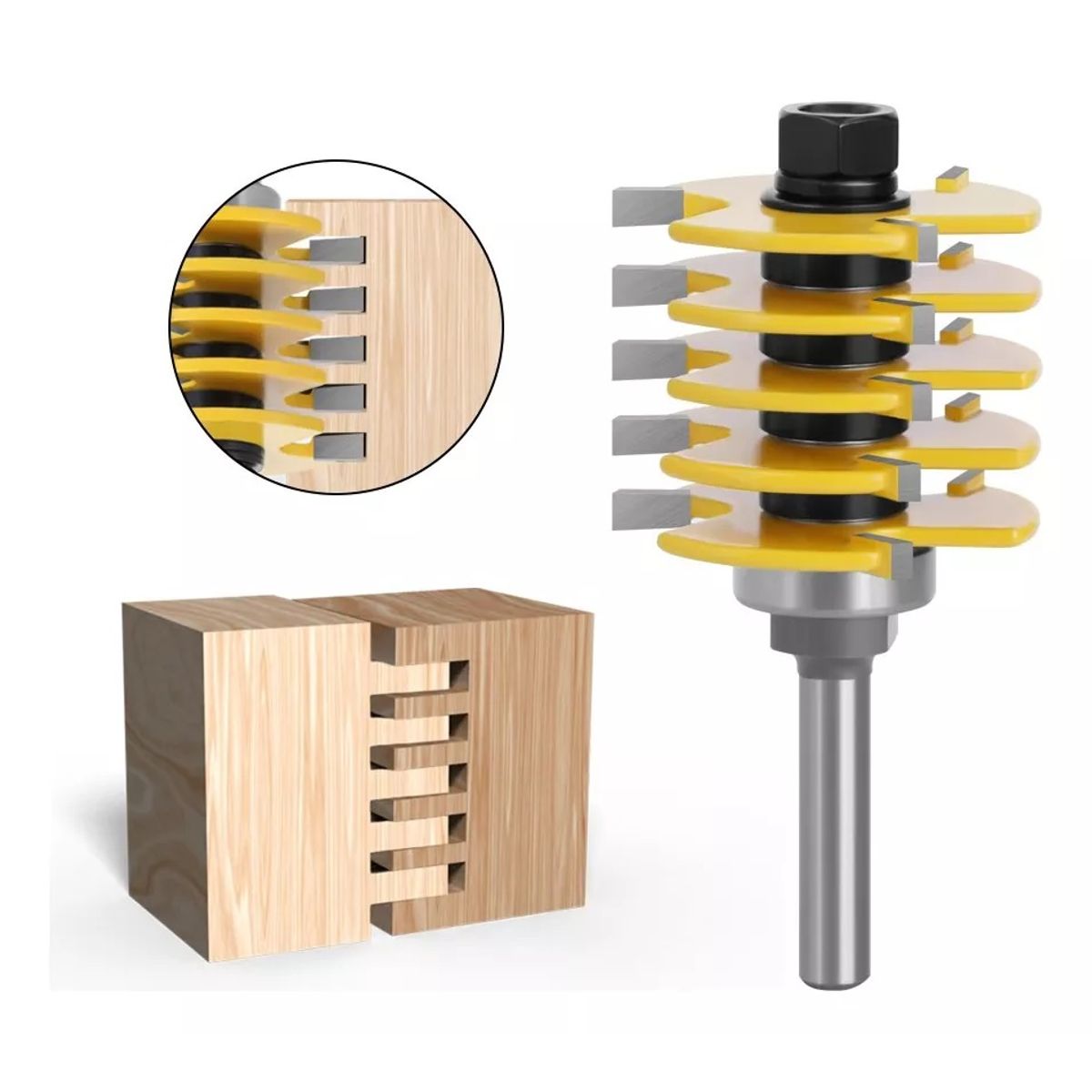 GENERICO - Fresa Madera Espigadora Vastago 8 mm x 36 mm