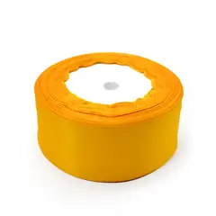 GENERICO - CINTA SATIN 4CMX228M 5PCS AMARILLO X1 UNI