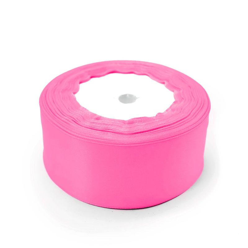 GENERICO - CINTA SATIN 4CMX22.8M 5PCS ROSADO X1UNI