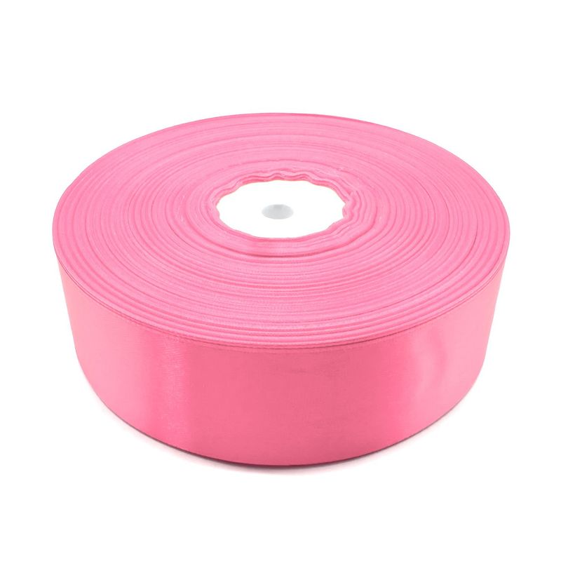 GENERICO - CINTA SATIN 4CMX914M 5PCS ROSADO CLARO X1UNI