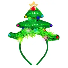 GENERICO - CINTILLO ARBOL PASCUA LED X1UNI