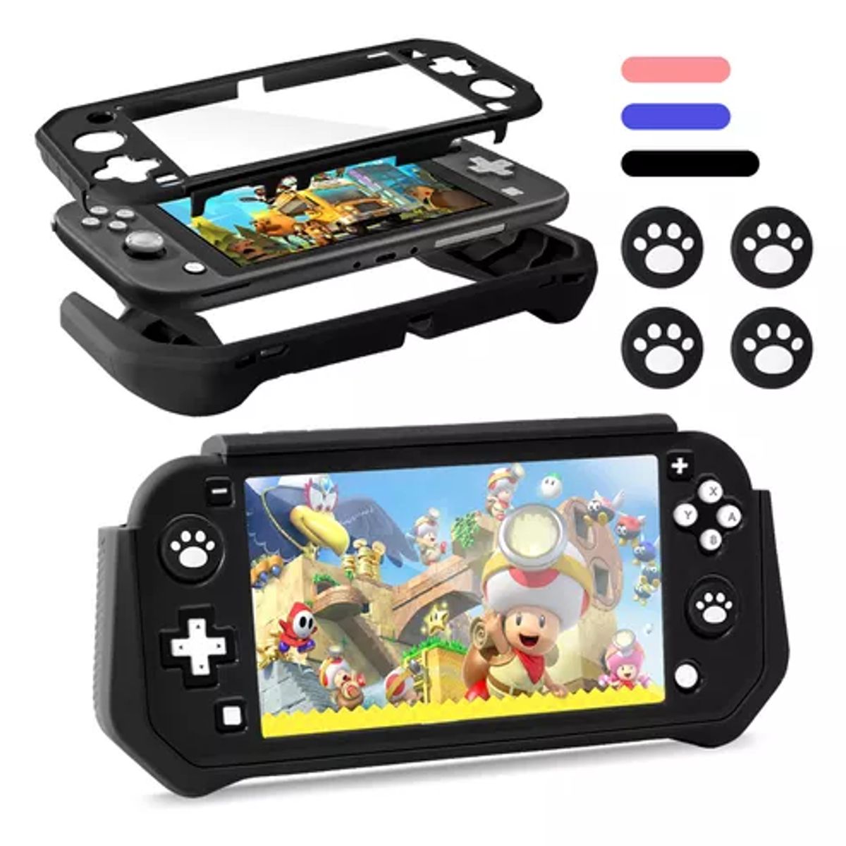 GENERICO - Carcasa Funda Protectora Para Switch Lite Silicona