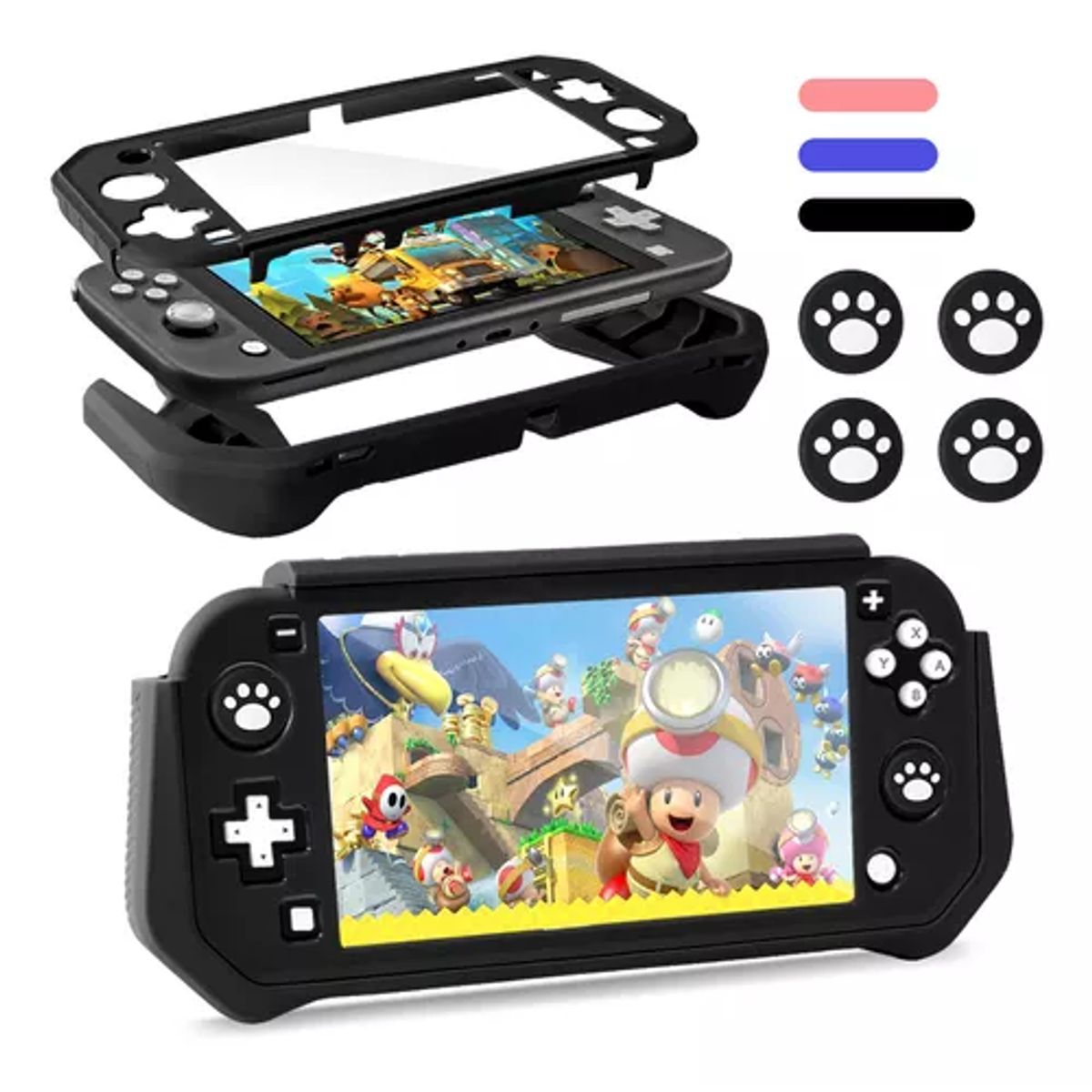 GENERICO - Carcasa Funda Protectora Para Switch Lite Silicona