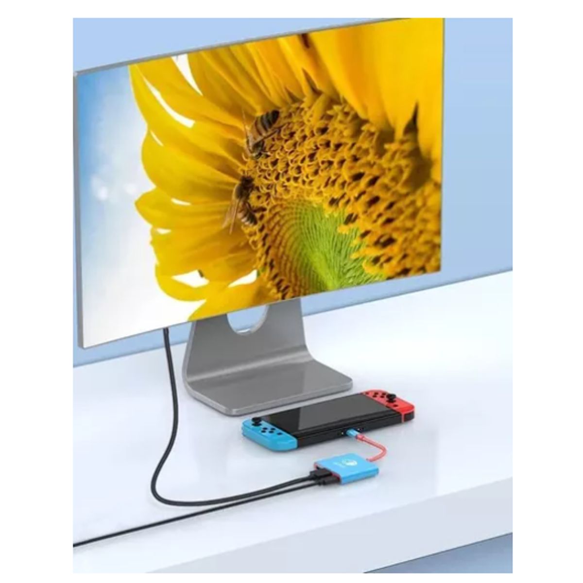 GENERICO - Base De Conexión Para Nintendo Switch Tv Hdmi Y Usb 3.0