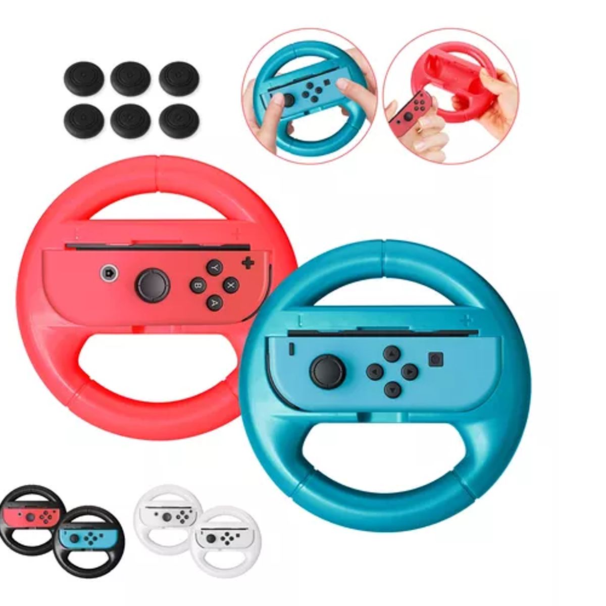GENERICO - 2 Grip Mando Compatible Joy-con Nintendo Switch Soporte Grip