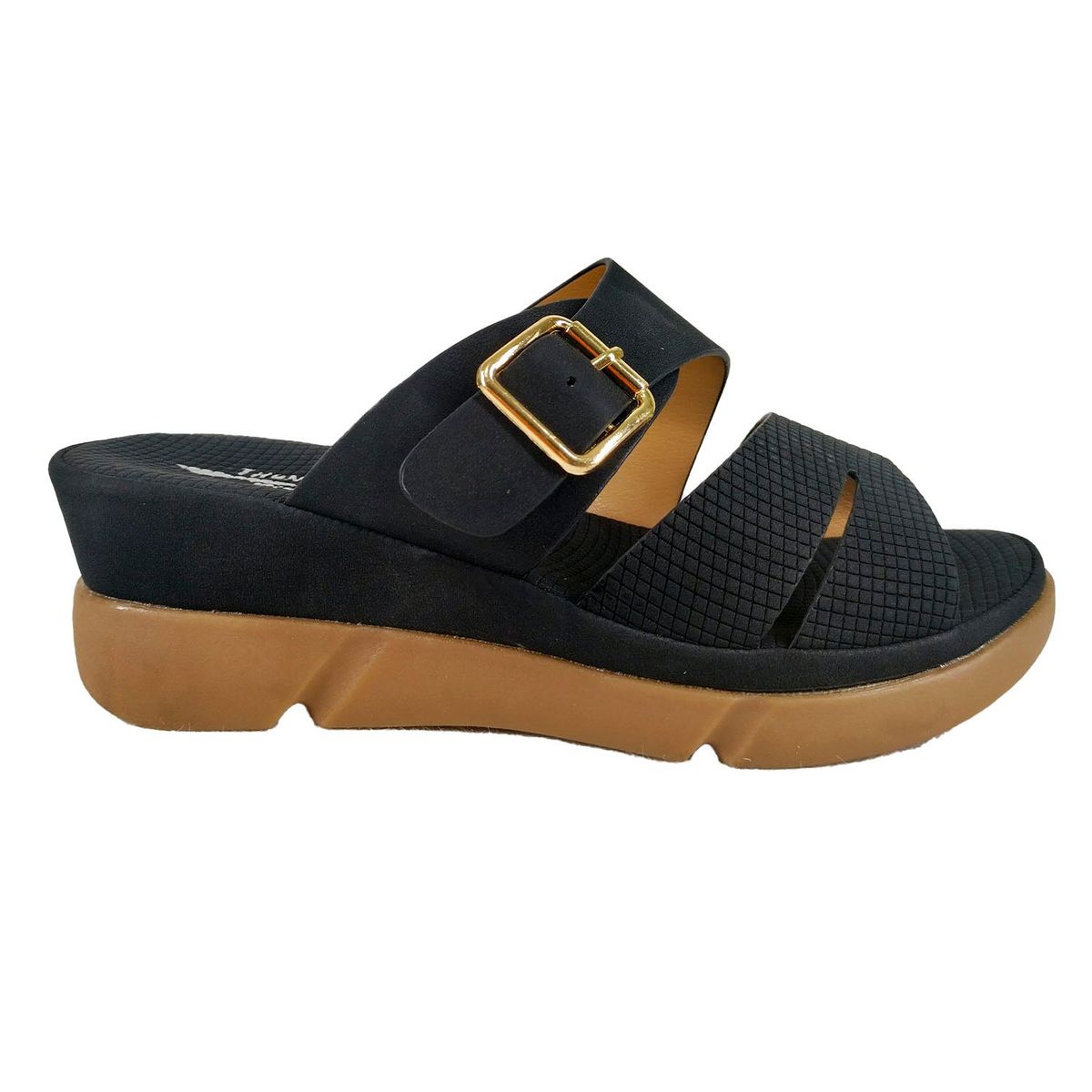YASSNE - Sandalias De Verano Para Mujer 22-7 Negro