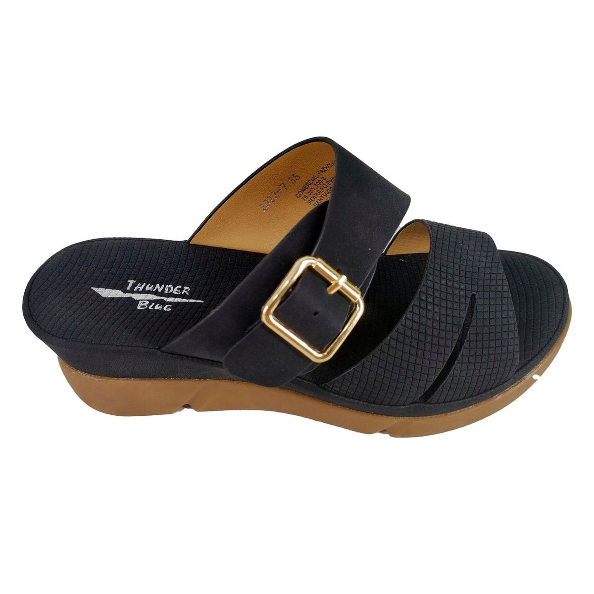 YASSNE - Sandalias De Verano Para Mujer 22-7 Negro