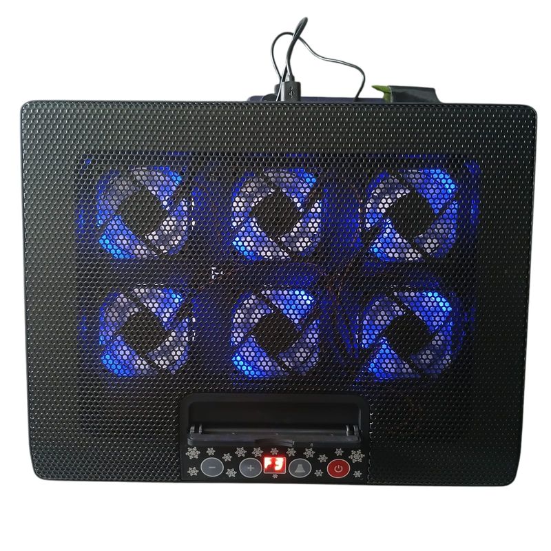 MUNDITEL - Ventilador Externo Laptop 6 Coolers