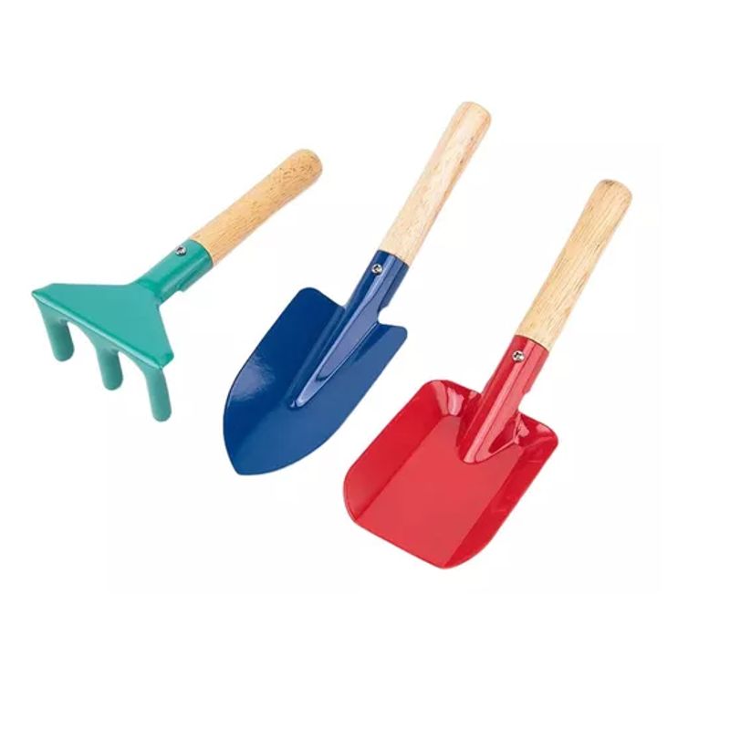 GENERICO - Set Jardinería Mini Palas Rastrillo Flores Plantas Niños