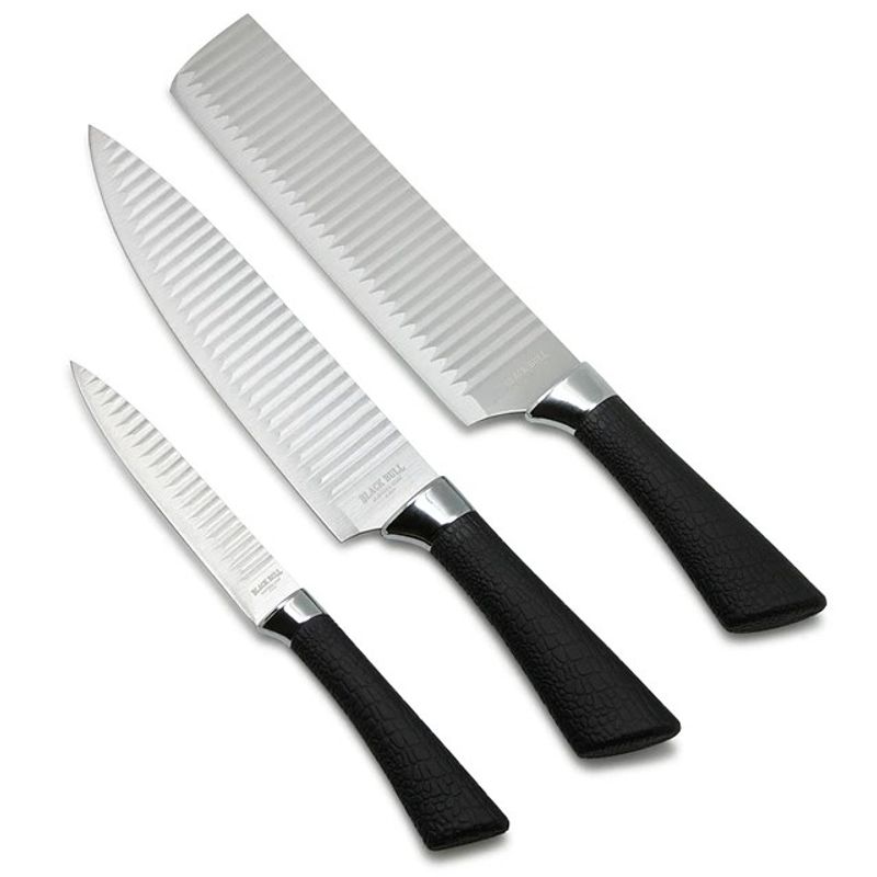 BLACK BULL - Set 3 Cuchillos WAVE BLACKBULL