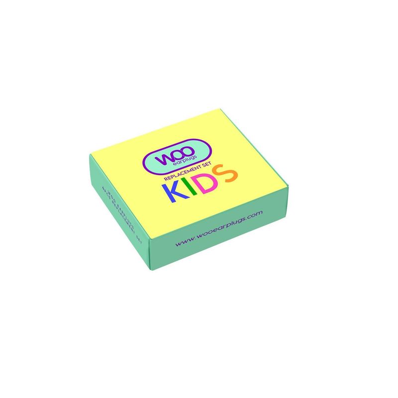 WOO EARPLUGS - Set Repuestos Woo Earplugs Kids - Negro