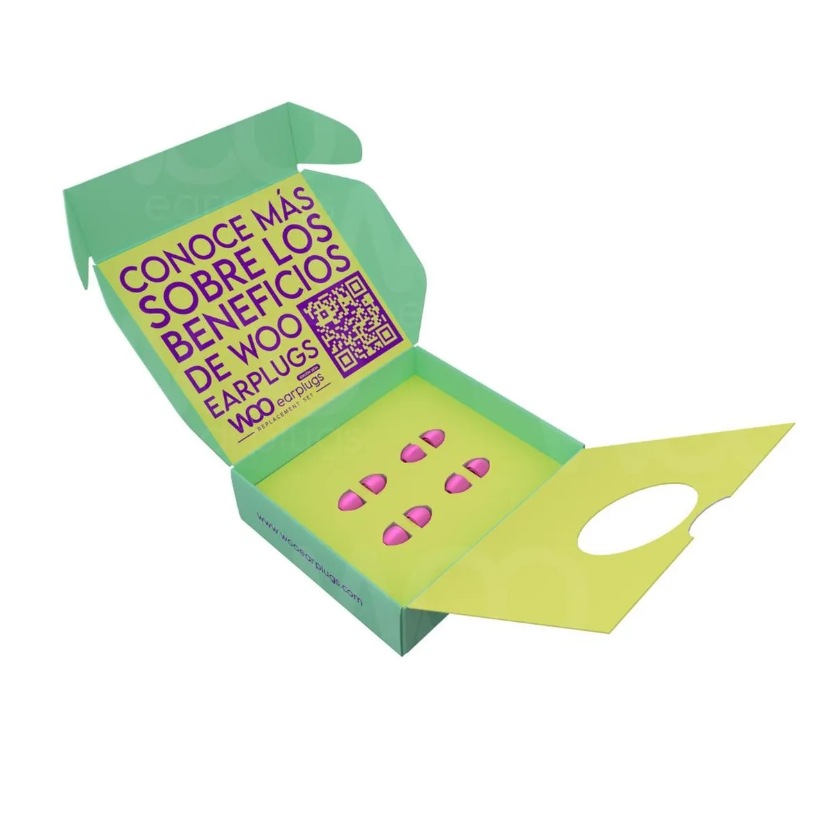 WOO EARPLUGS - Set Repuestos Woo Earplugs Kids - Naranja