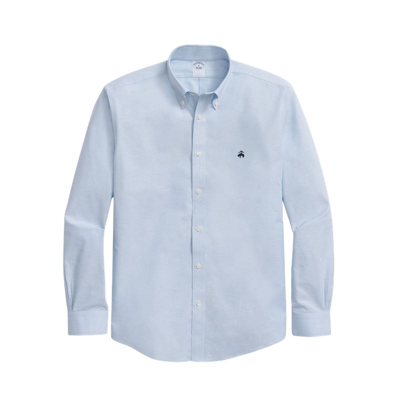 BROOKS BROTHERS - Camisa Regular Non-Iron Contrast Verde