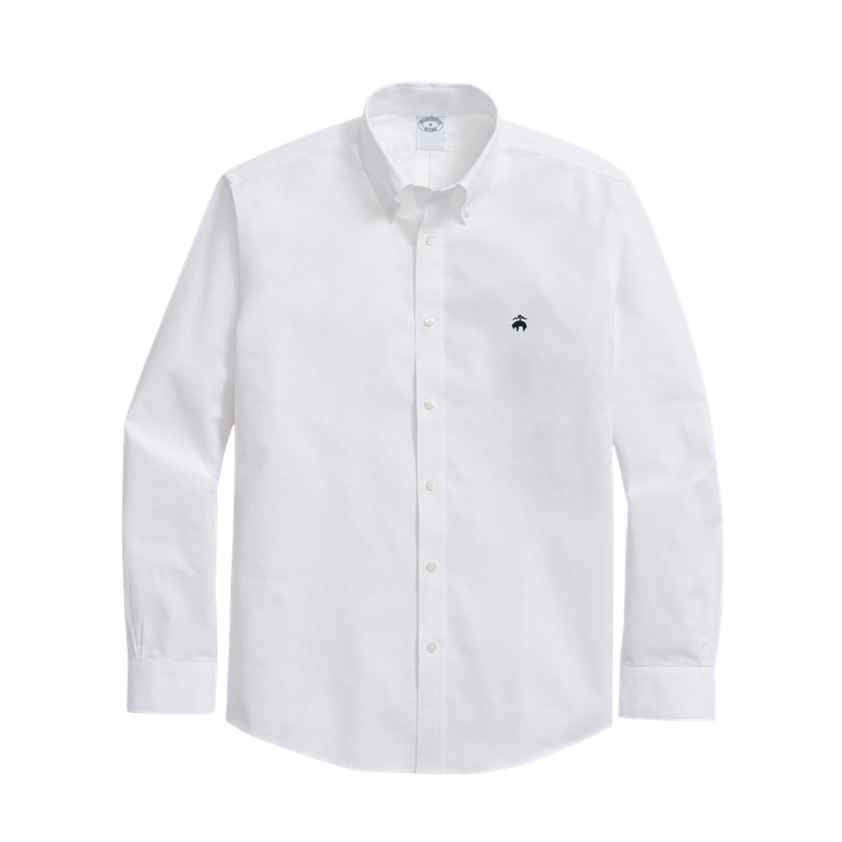 BROOKS BROTHERS - Camisa Non-Iron Oxford Contrast Blanco