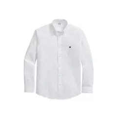 BROOKS BROTHERS - Camisa Non-Iron Oxford Contrast Blanco