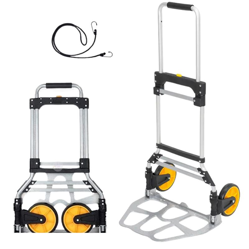 GENERICO - Carro De Carga Plegable Tipo Yegua 80-90 Kilos Con Cuerda