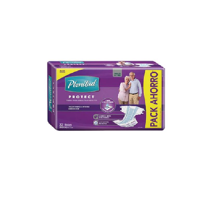 PLENITUD - PAÑAL PLENITUD PROTECT M 5 PQT X 22UDS