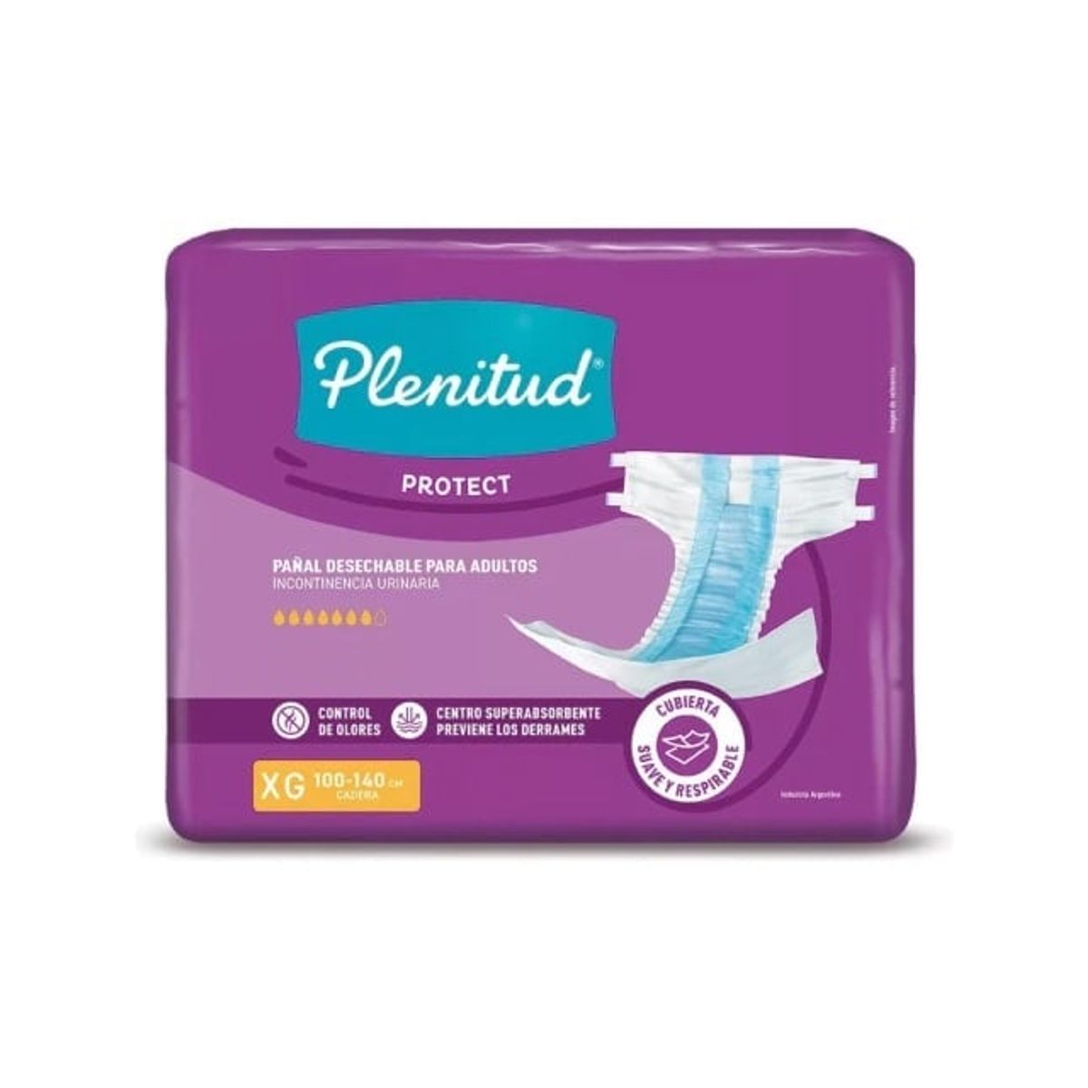 PLENITUD - PAÑAL PLENITUD PROTECT XG 4 PQT X 8UDS
