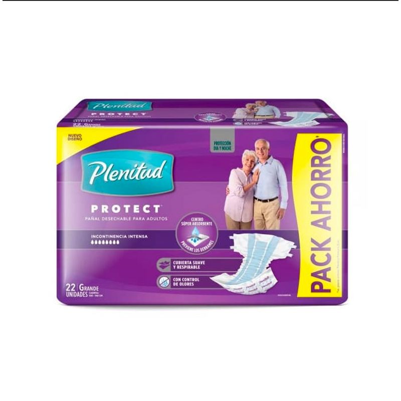 PLENITUD - PAÑAL PLENITUD PROTECT G 2 PQT X 22UDS