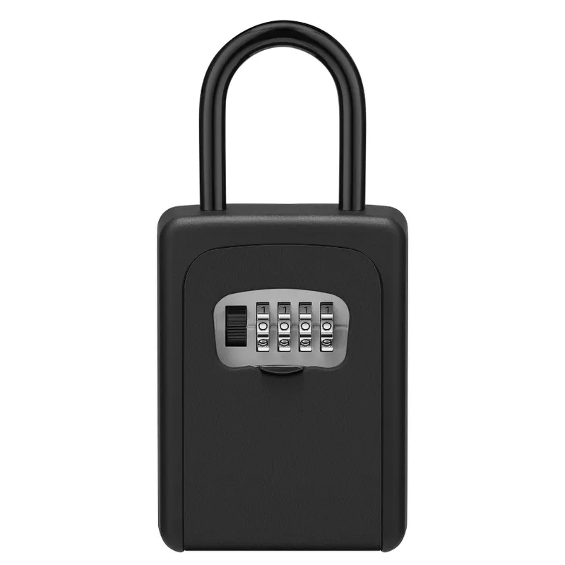 GENERICO - Caja Seguridad Porta Llave Candado Clave Muro Colgador Airbn