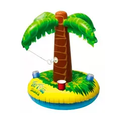 GENERICO - Flotador Inflable Palmera con Posa Vaso