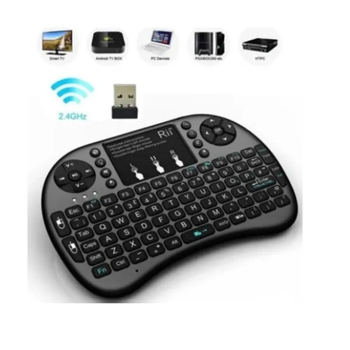 GENERICO - Teclado Mini Smart tv Inalámbrico