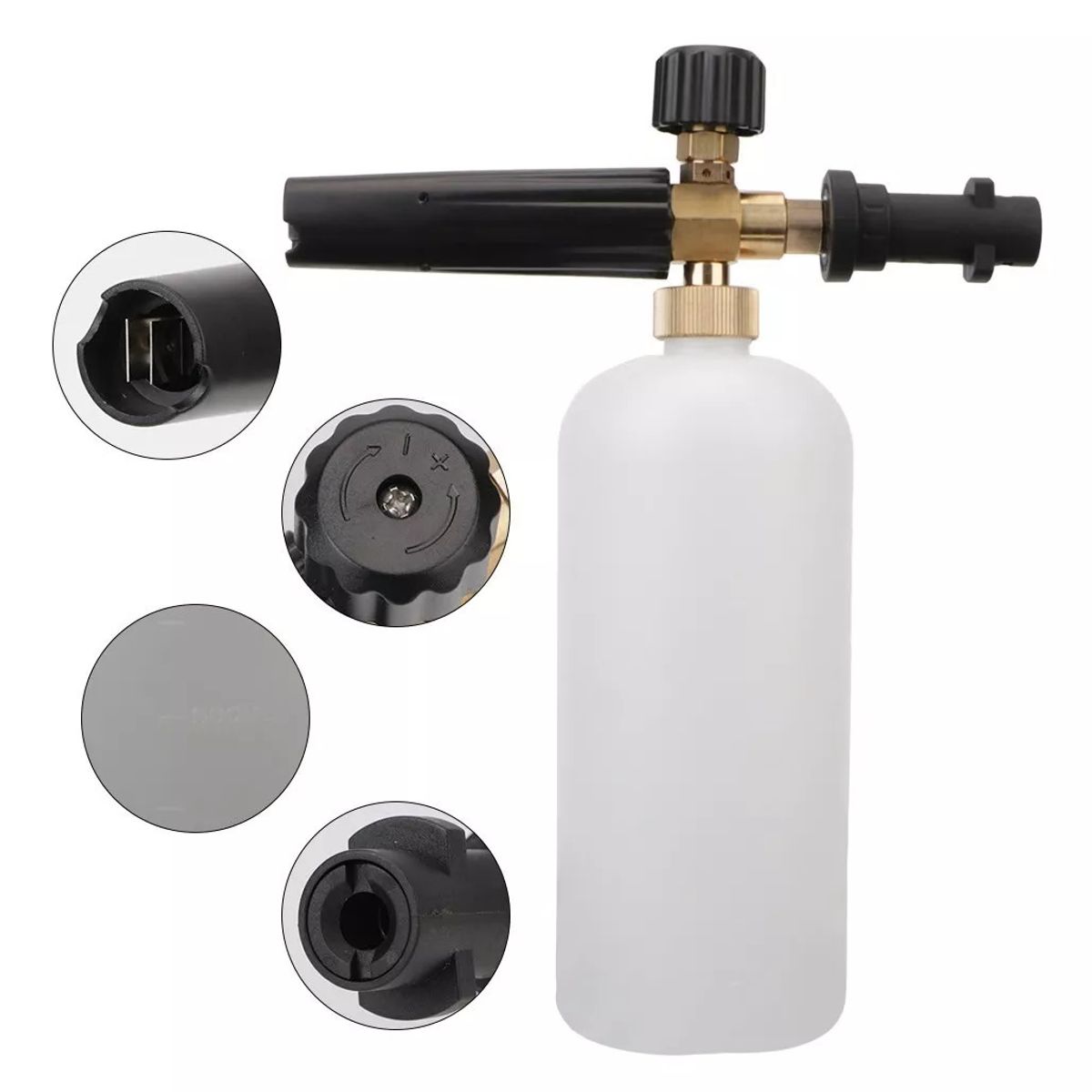 GENERICO - Boquilla De Espuma Snow Foam Para Bauker 1lt