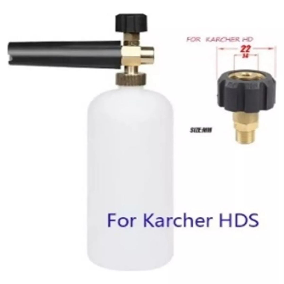 GENERICO - Boquilla De Espuma Snow Foam Para Karcher Hd 1lt