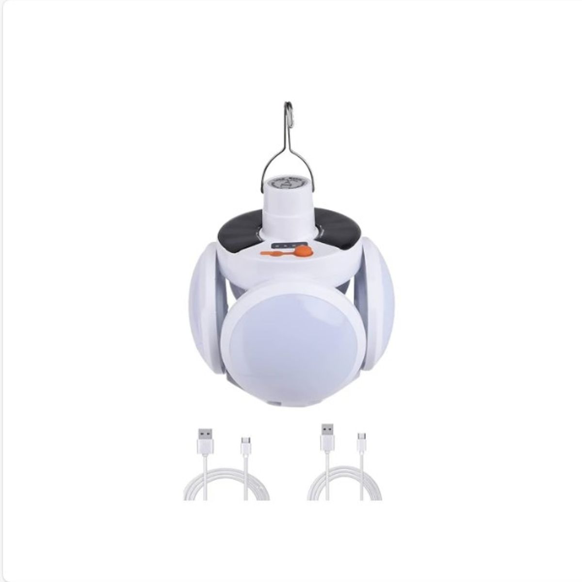 GENERICO - Lampara Led Solar Recargable Emergencia Usb