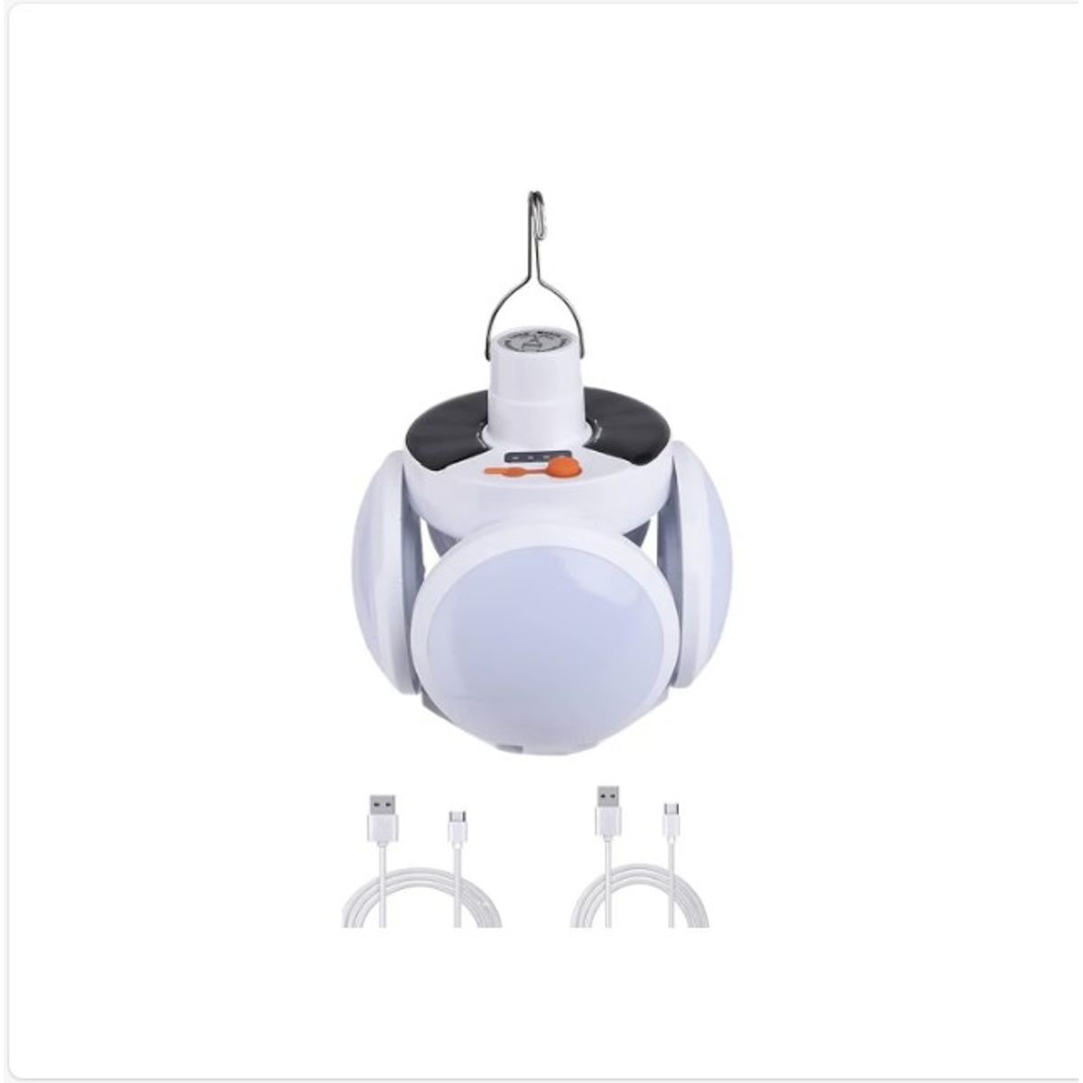 GENERICO - Lampara Led Solar Recargable Emergencia Usb