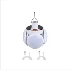 GENERICO - Lampara Led Solar Recargable Emergencia Usb