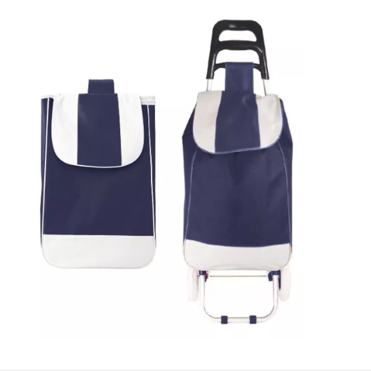 GENERICO - Carrito De Compras Plegable De Tela 30kg Carrito De Feria