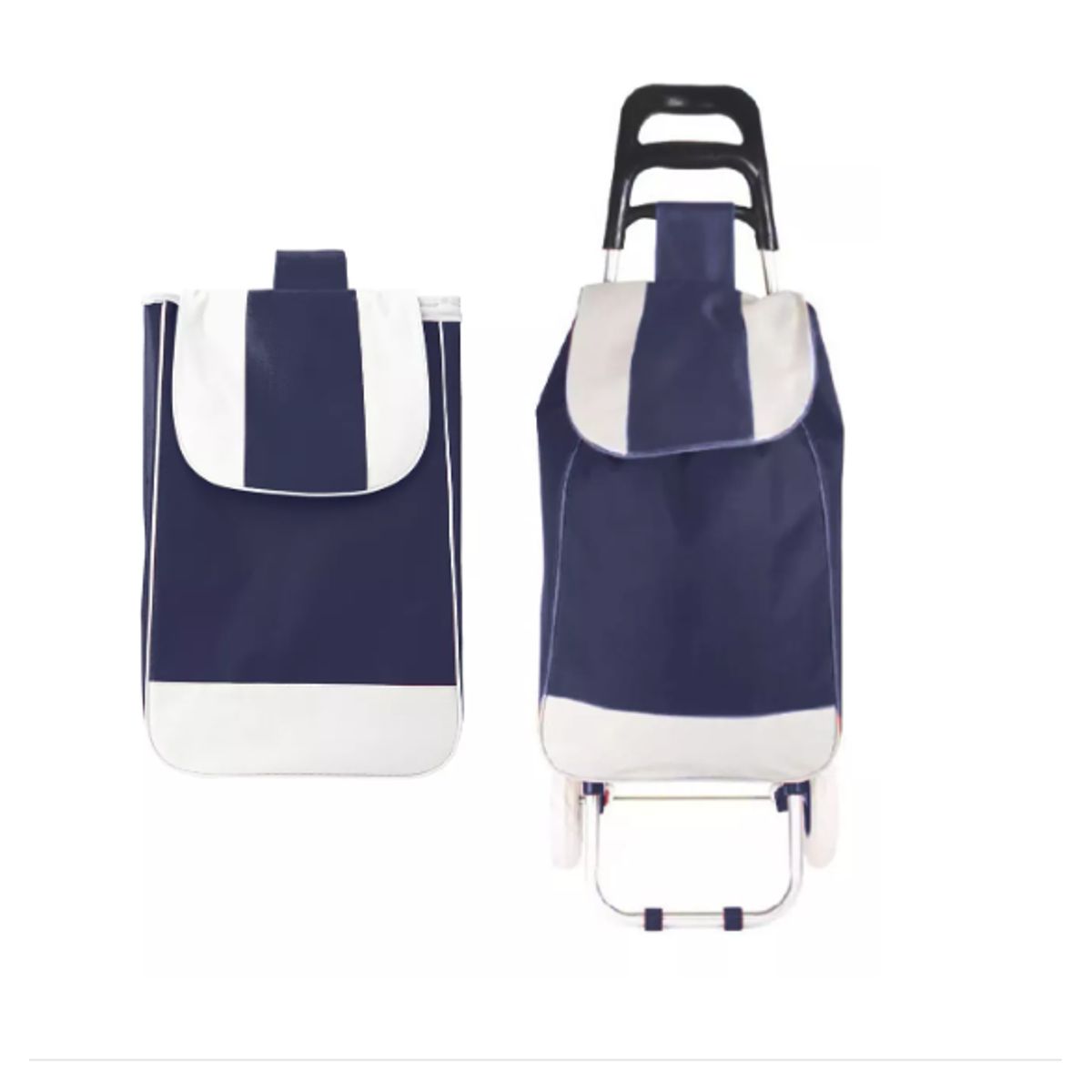 GENERICO - Carrito De Compras Plegable De Tela 30kg Carrito De Feria