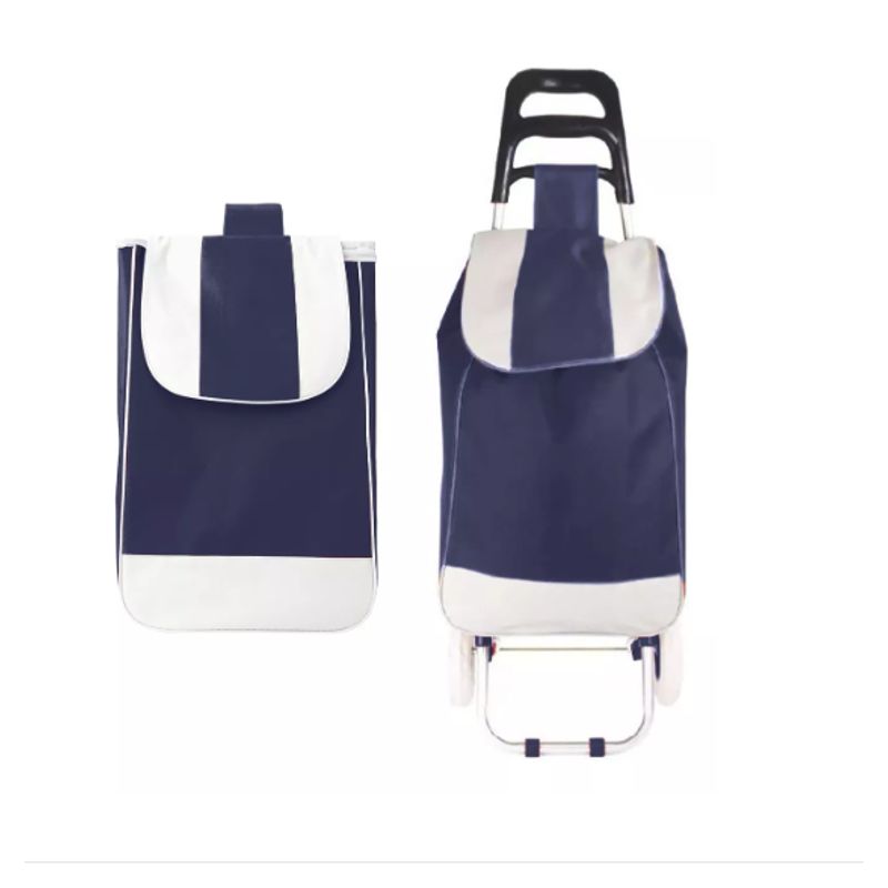 GENERICO - Carrito De Compras Plegable De Tela 30kg Carrito De Feria