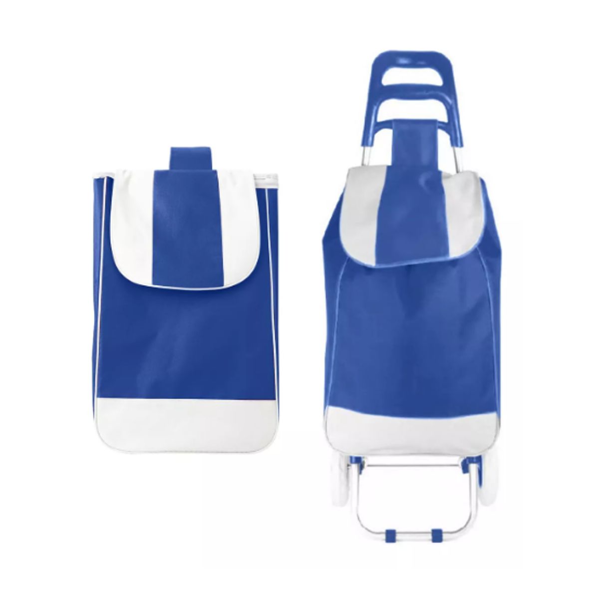 GENERICO - Carrito De Compras AzulPlegable De Tela 30kg Carrito De Feria