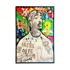 GENERICO - Cuadro Mural Vidrio Tupac