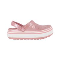 Zuecos Plataforma Mujer Rosa Metalico Airline