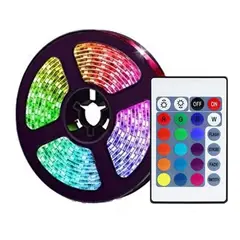 GENERICO - Pack De 2 Tiras Cinta De 300 Led 5mt Multicolores Rgb