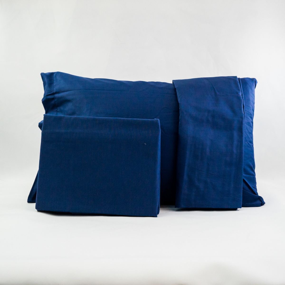 TEXTIL RANCO - Juego de Sábanas Azul 144 Hilos plazas - Basic Hotel