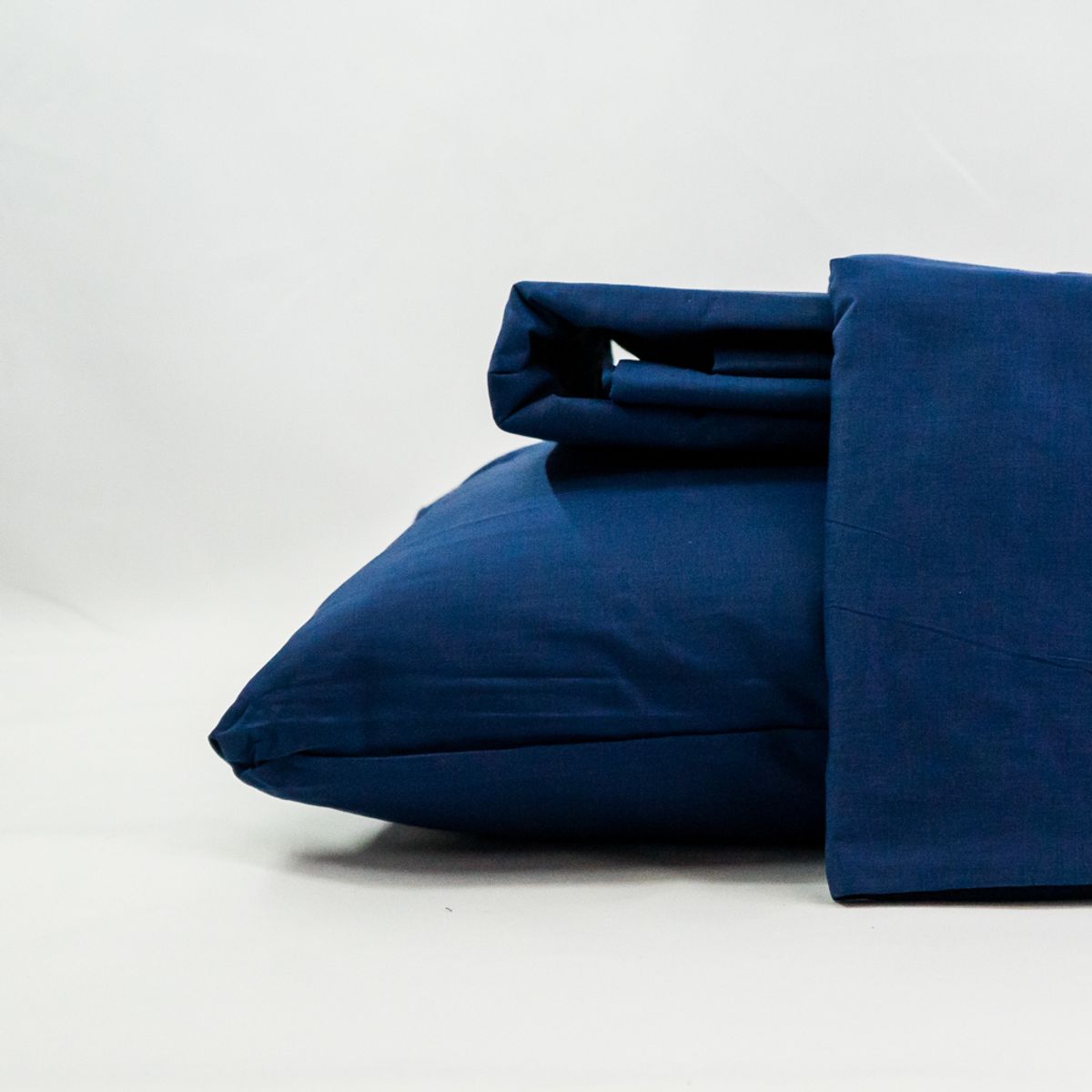 TEXTIL RANCO - Juego de Sábanas Azul 144 Hilos plazas - Basic Hotel