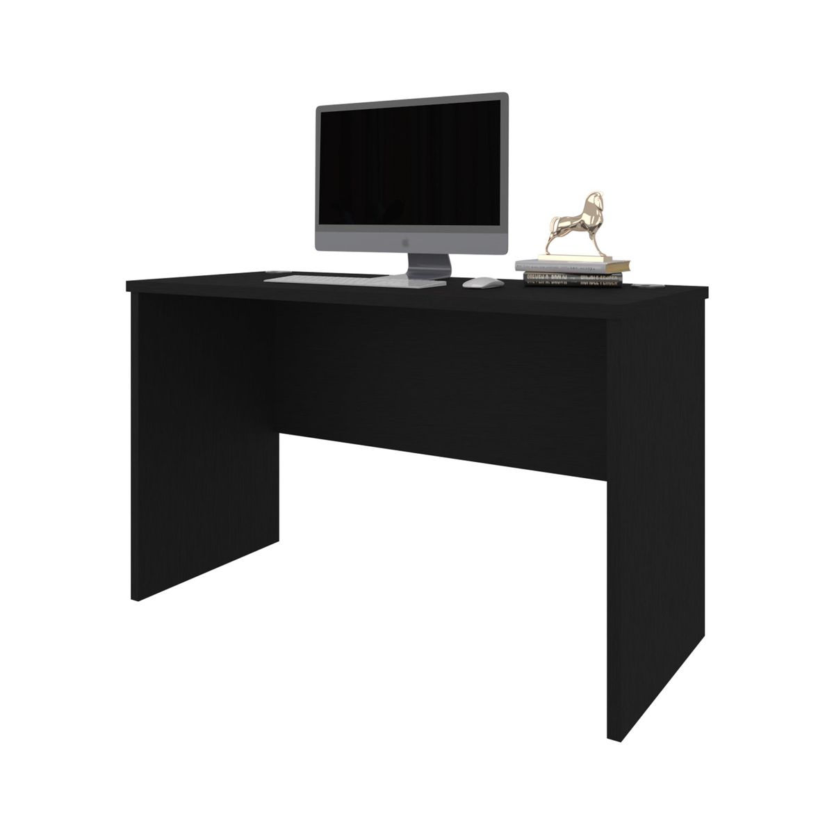 FMFURNITURE - Escritorio - Negro 75x120x53 cm…