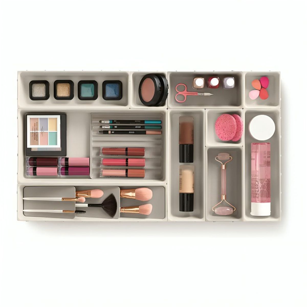 OEM - Organizador De Maquillaje Para Cajon 12 Piezas Desmontables