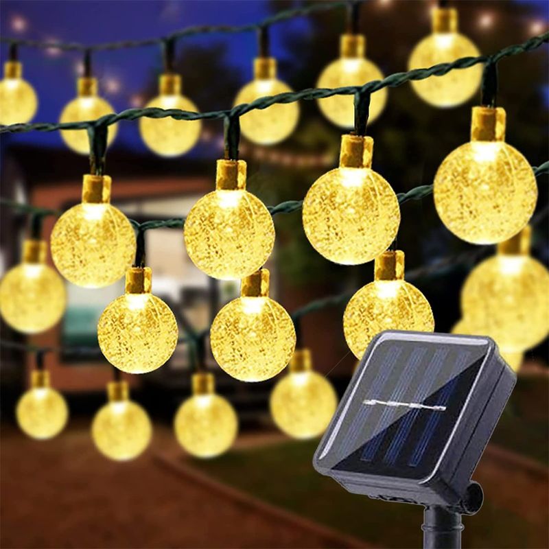 GENERICO - Cadena De Luces Solar Impermeable Para Decoración Partido