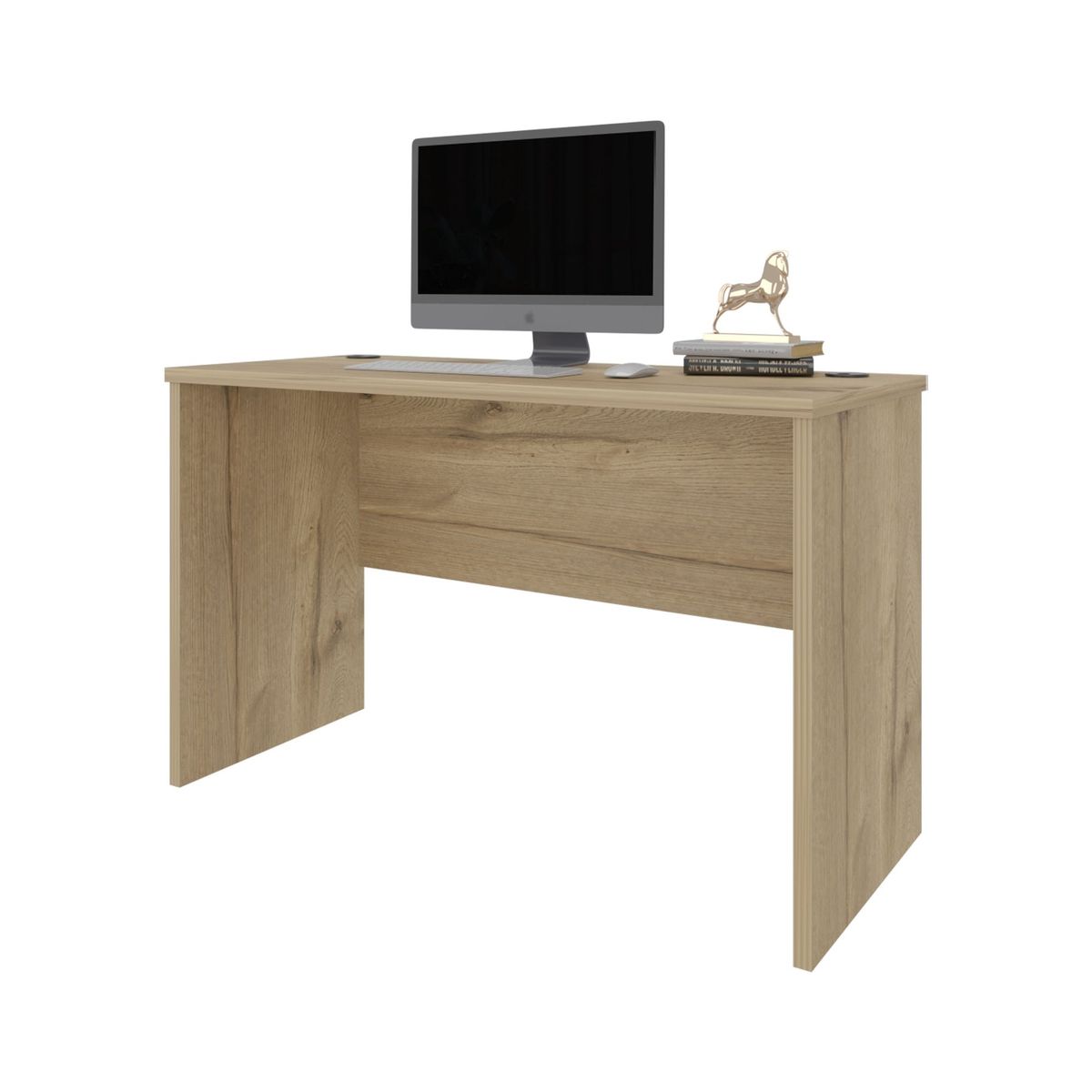FMFURNITURE - Escritorio - Café Claro 75x120x53 cm