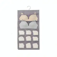 OEM - Organizador Colgante Sostenes Calcetas gris
